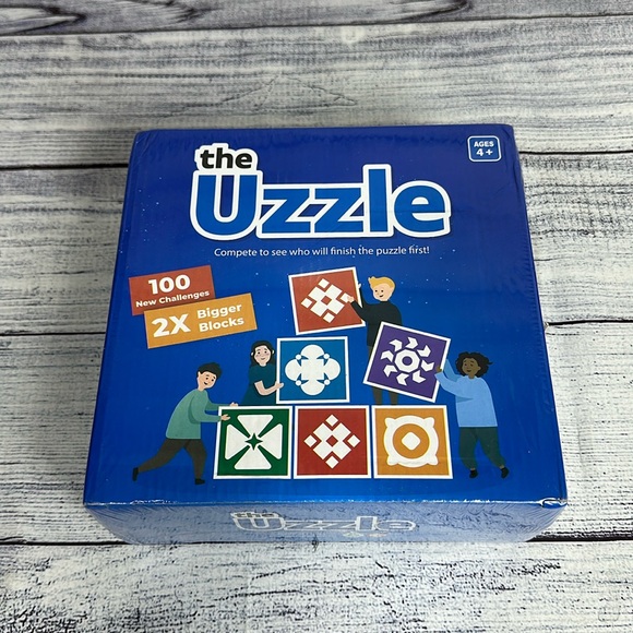 Crossico Word Game By Uzzle - Crossword Puzzle Game For Family Game Night (2-4 Players)